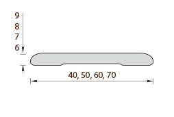 Наличник пластиковый 60мм